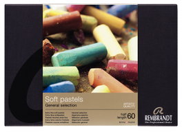 Rembrandt Set de pastels tendres Sélection Générale Deluxe, 60 pastels moyens
